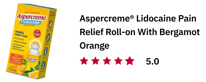 Aspercreme® Lidocaine Pain Relief Roll-On With Bergamot Orange Essential Oils product image