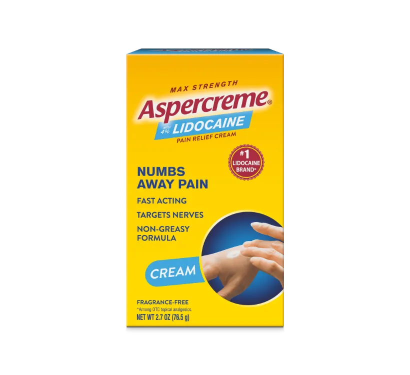 Aspercreme Pain Relief Cream with Lidocaine